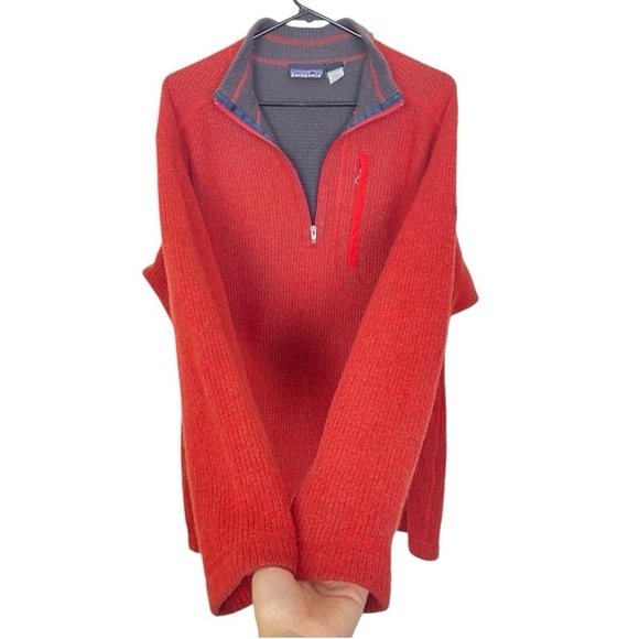 Patagonia Vintage Oberland Pullover Color Deep Cayenne - Picture 3 of 8